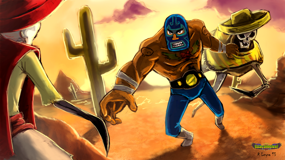 Guacamelee fan art by Crowtex-lv