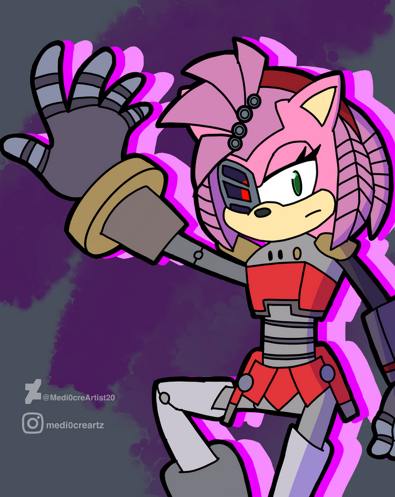 Rusty Rose (request) by Medi0creArtz on DeviantArt
