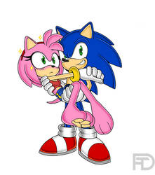 Valentines Day Sonamy Uekawa style (fixed by Medi0creArtz