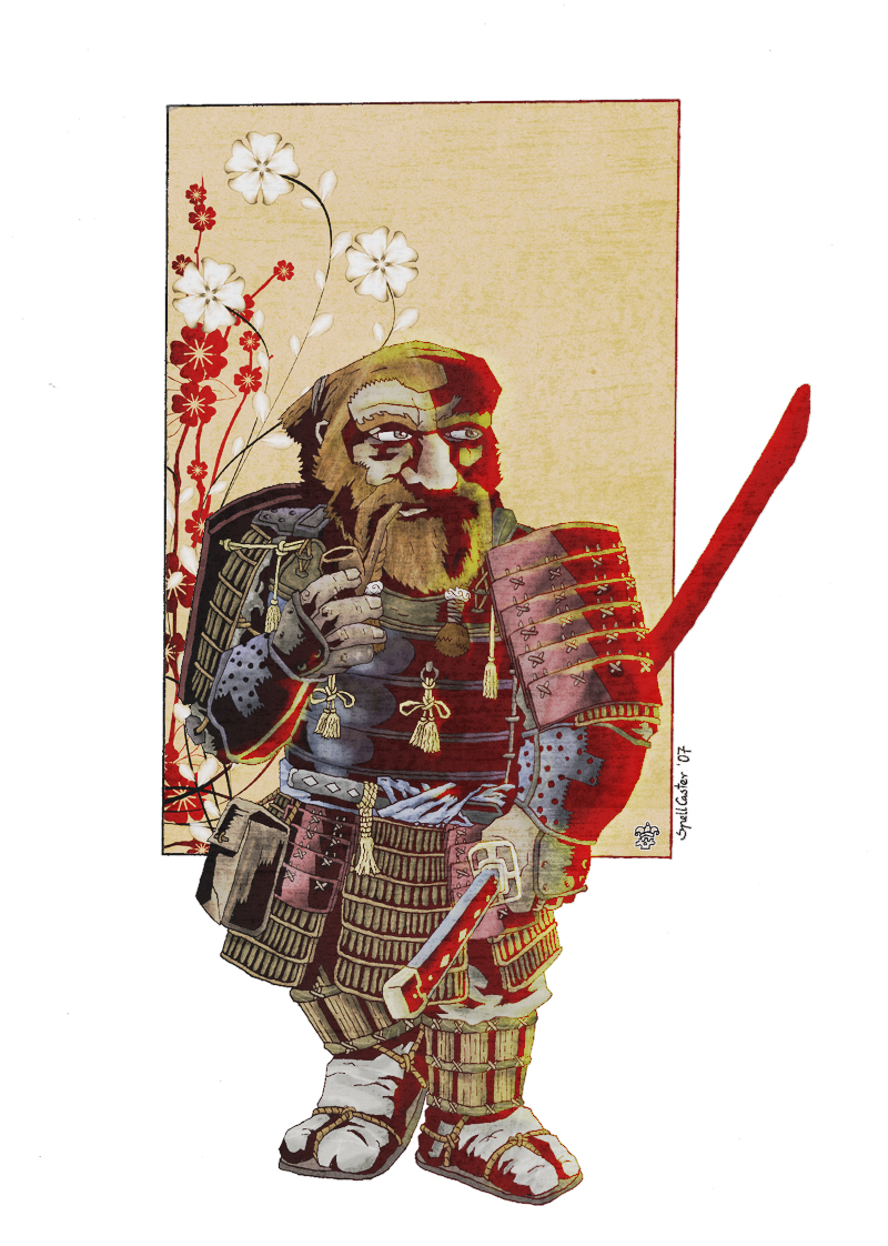 Dwarven Samurai