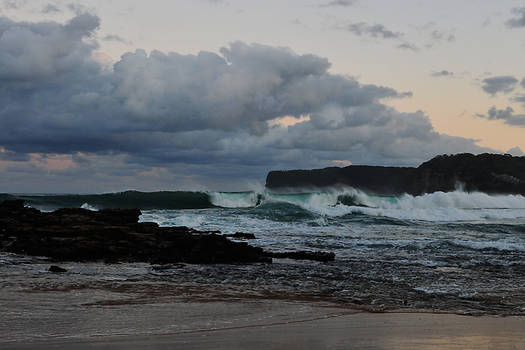 Evening waves - North Avoca 1