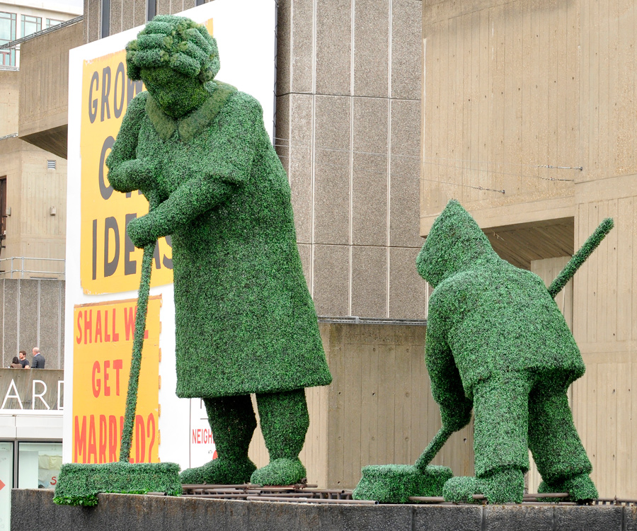 Sweeping London's streets