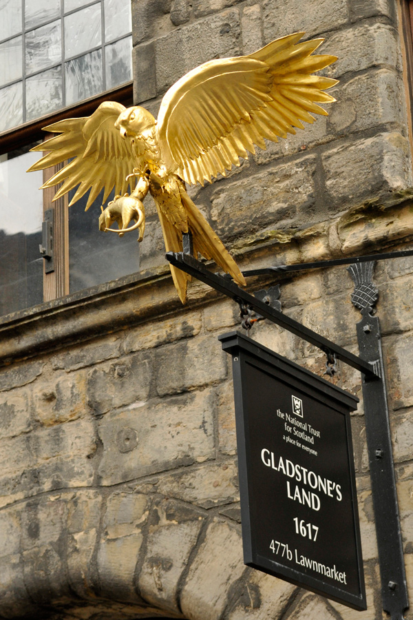 The eagle flies in Edinburgh