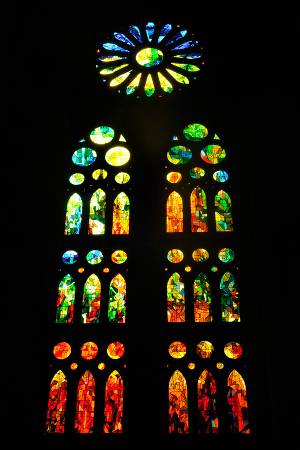La Sagrada Familia window 1