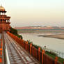 Yamuna River from the Taj Mahal