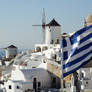 Flag over Santorini 1