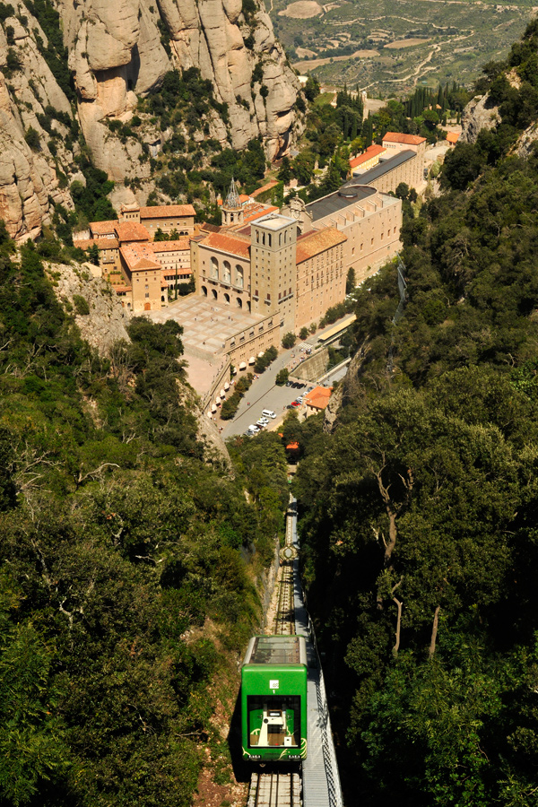 Rack railway - Montserrat