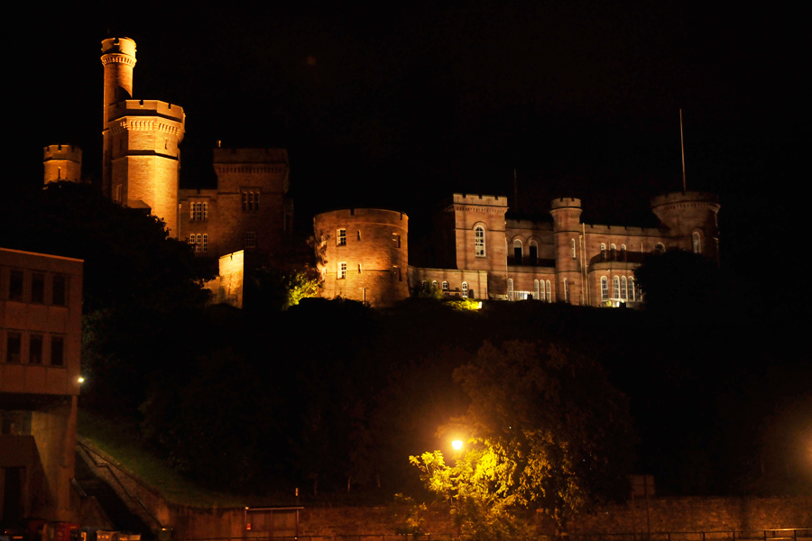 Inverness Castle by night 1