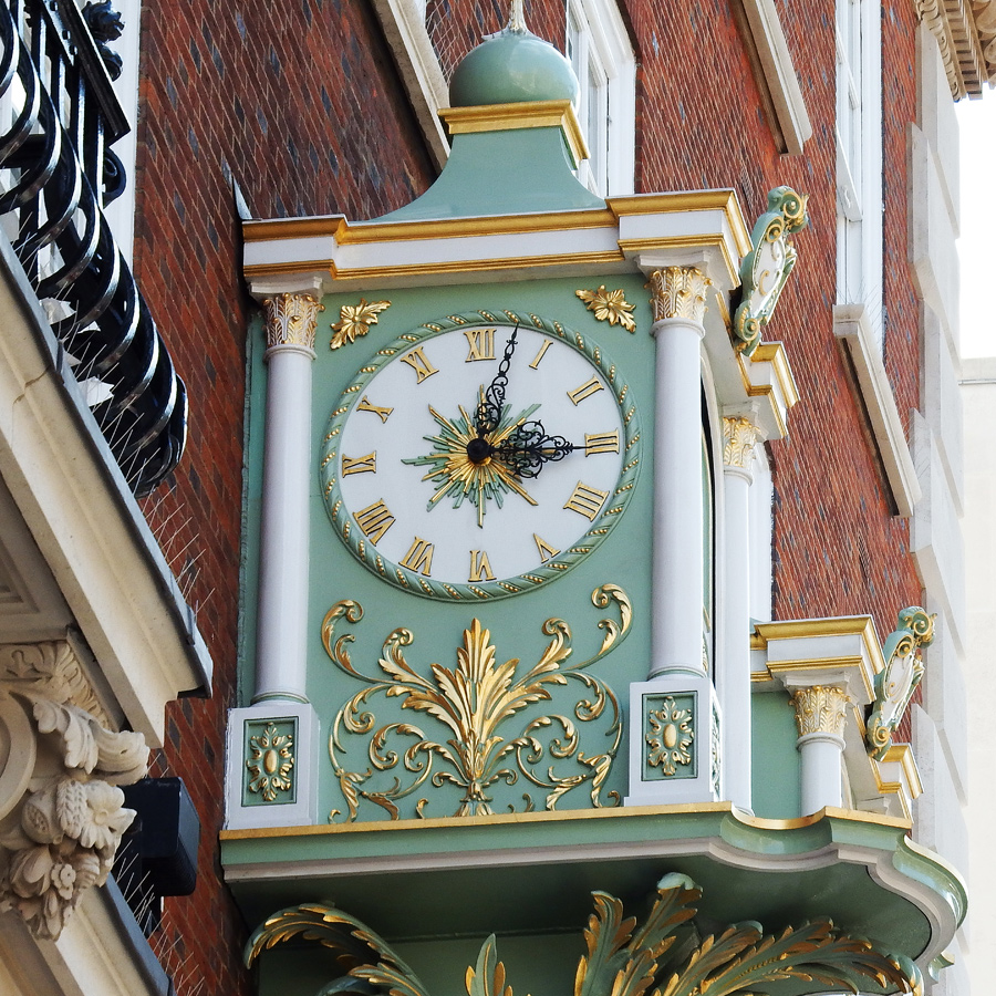 Fortnum and Mason's clock - London 2014