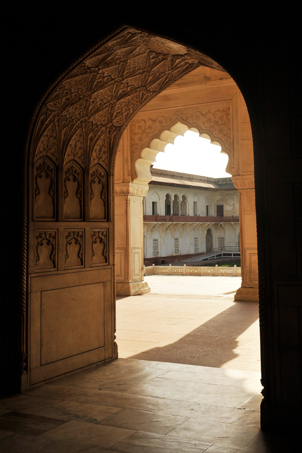 Agra Fort archways 1