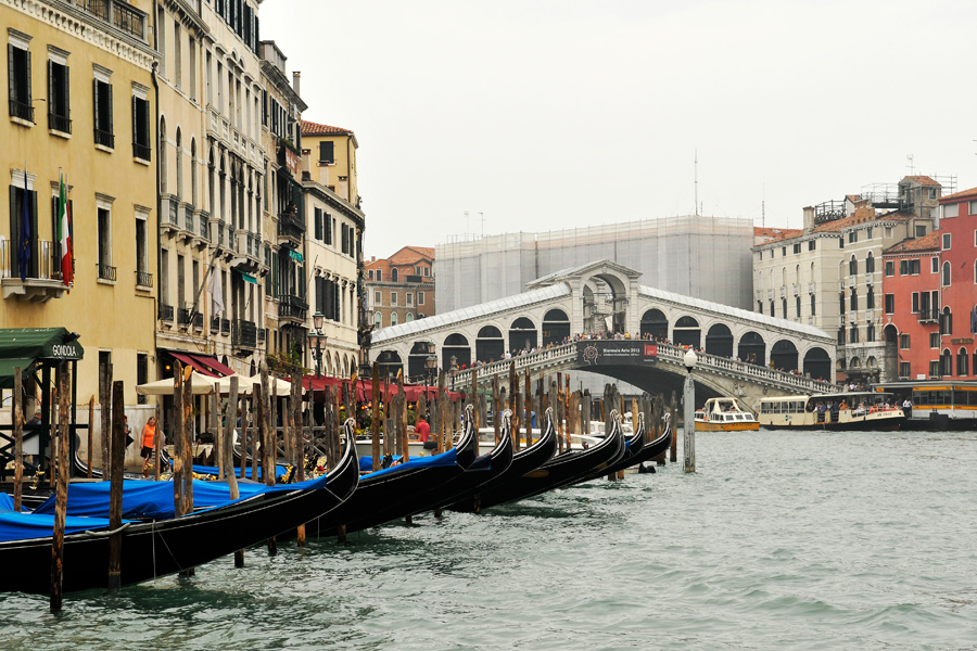 Gondolas and the Rialto