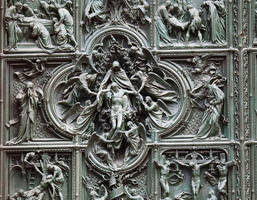 Milan Duomo doorway detail 2