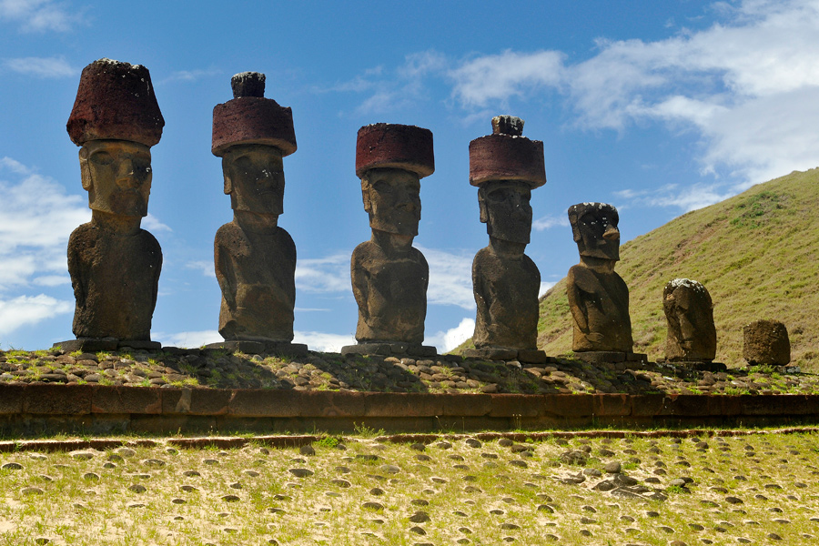 Moia at Ahu Akahena 1