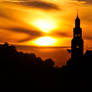 Sunset from the monastery 1 - Salzburg