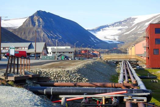 Longyearbyen mining town - Svalbard