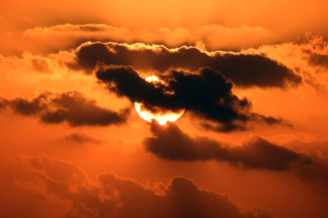 Sunset clouds - Mauritius