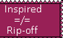 DIS IZ INHPIRED SHU IT MUZT BE A REEP-OFF!!!1!