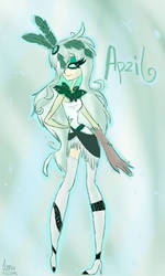 This is my OC character Apzil.