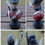 Napoleonic French fusilier in Egypt, 1/15 bust