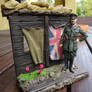 WW1 British officer figurine