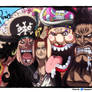 FanArt: Teach, Shanks, Big Mom y Kaido