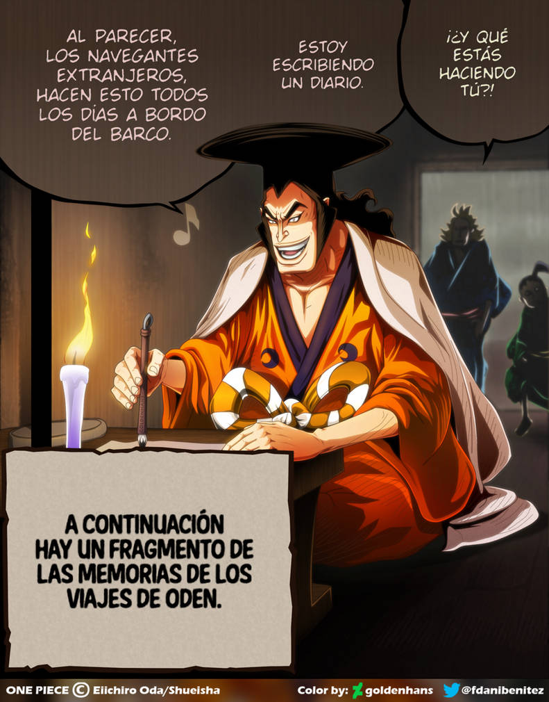 One Piece 962 Bitcora De Viajes De Kozuki Oden By Goldenhans On Deviantart One Piece 962 Bitcora De Viajes De Kozuki Oden By Goldenhans On Deviantart