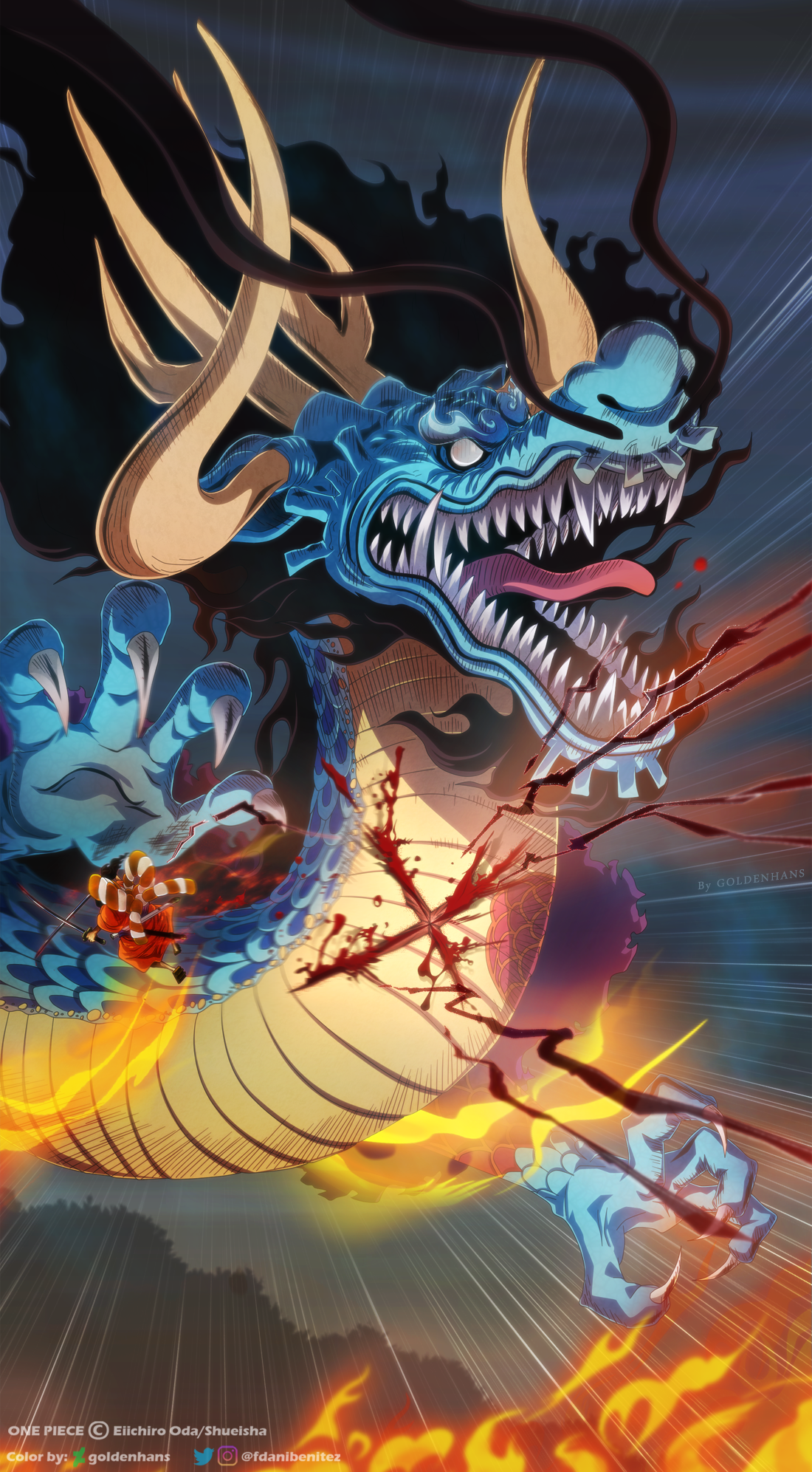 One Piece Cap 970 Oden Vs Kaido By Goldenhans On Deviantart One Piece Cap 970 Oden Vs Kaido By Goldenhans On Deviantart