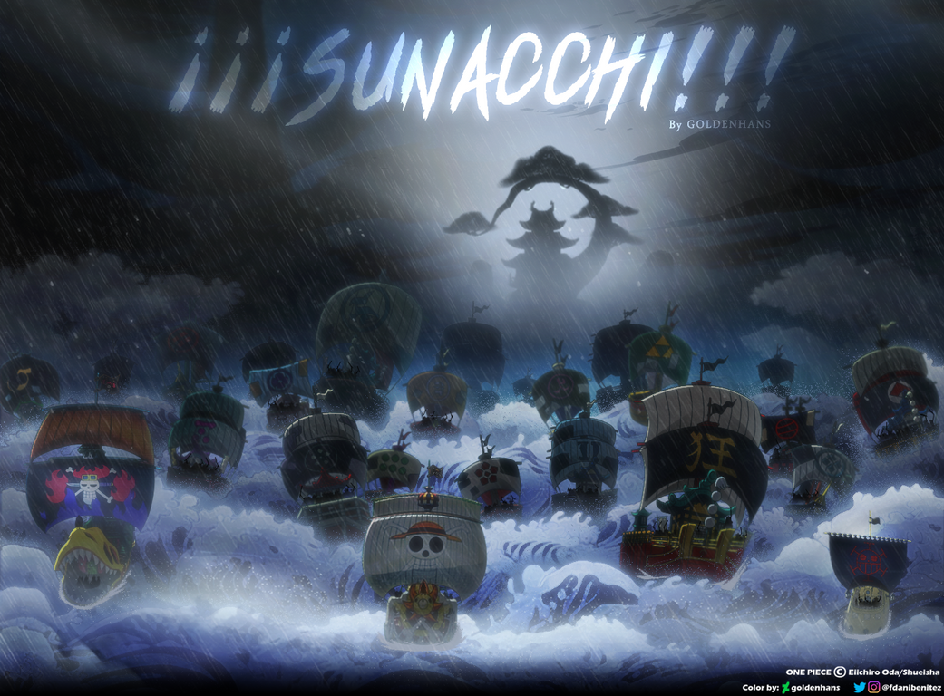 One Piece cap 975 // SUNACCHI!!! by goldenhans on DeviantArt