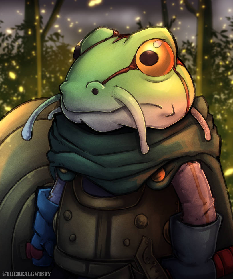 Frog - Chrono Trigger (Fanart) by TheRealKwisty on DeviantArt