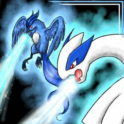 Lugia and Articuno