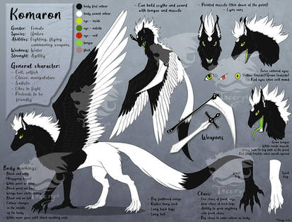 Komaron Feral Reference Sheet