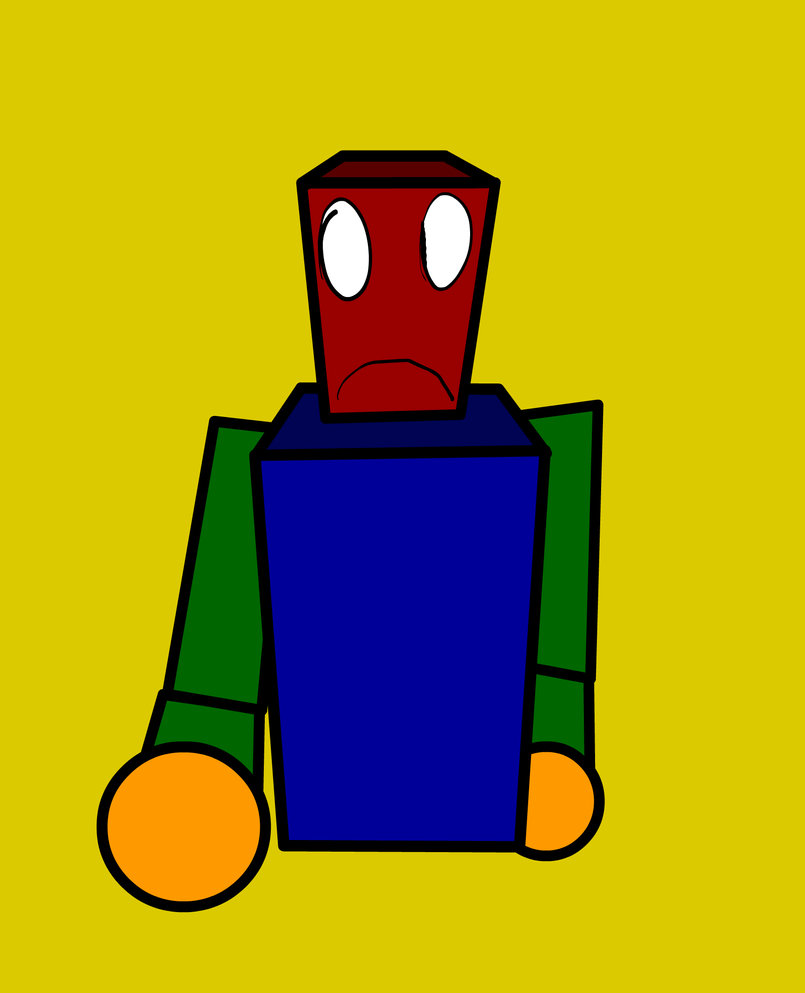 Block-guy-running by MaxIsWax on DeviantArt