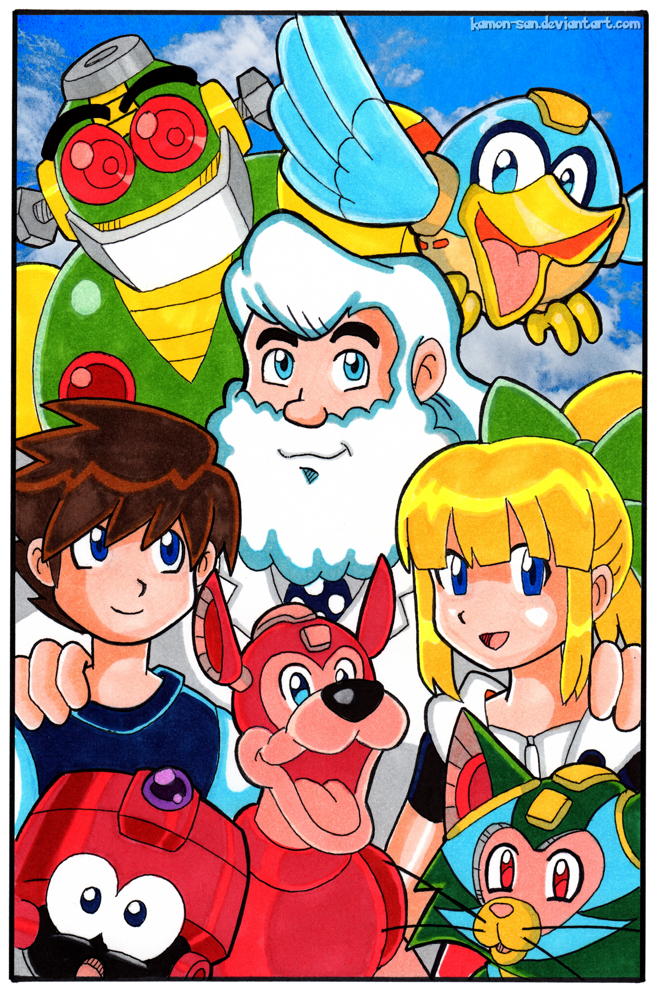 Megaman - Blues and Roll by SailorAnime on DeviantArt