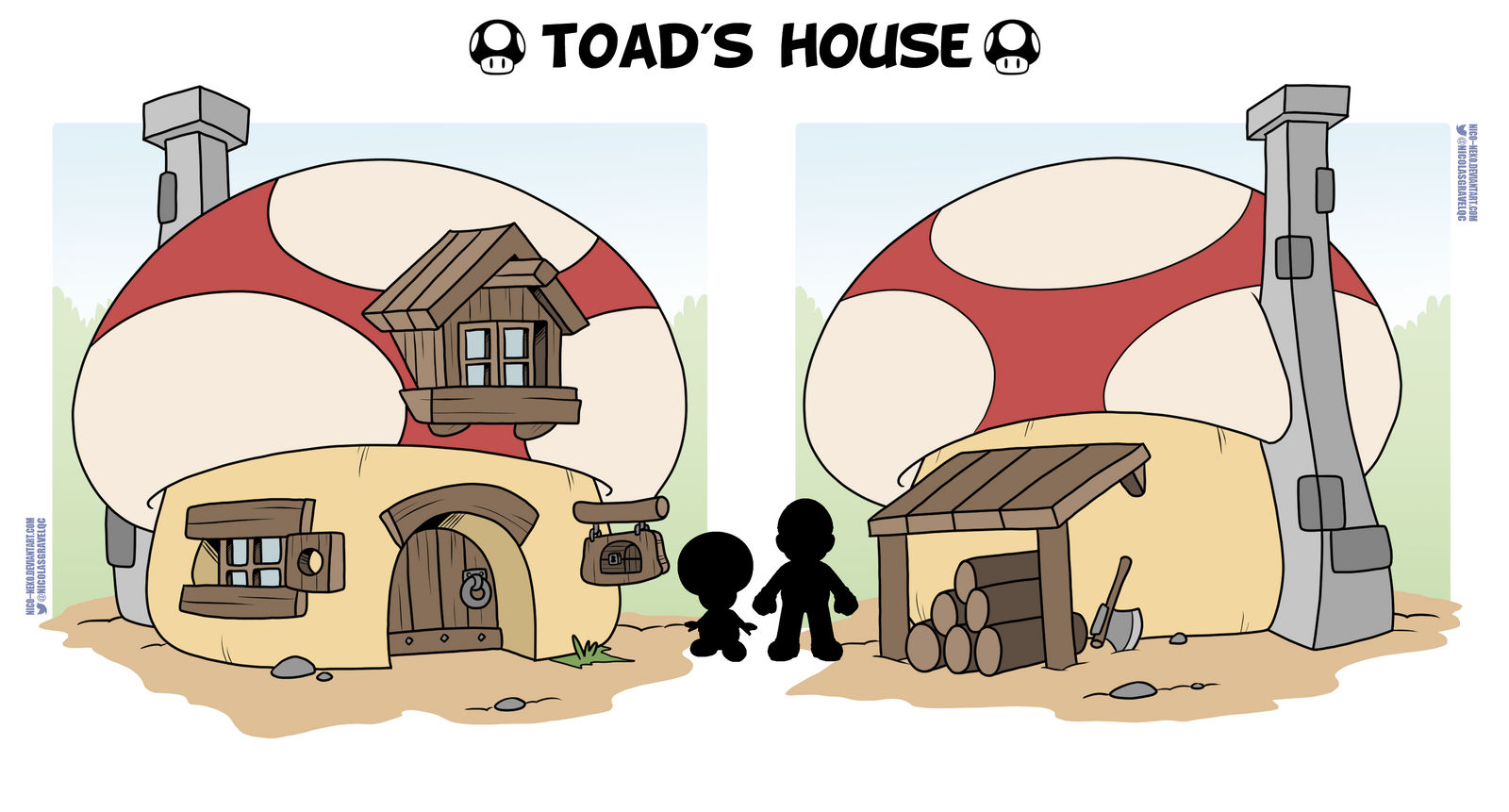 Toad Building Mario Toad's House - Super Mario Bros by Nico--Neko on DeviantArt