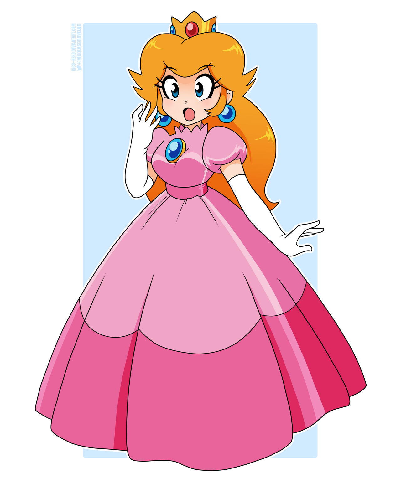 Princess Peach By Nico Neko On DeviantArt princess-peach-by-nico-neko-on-deviantart
