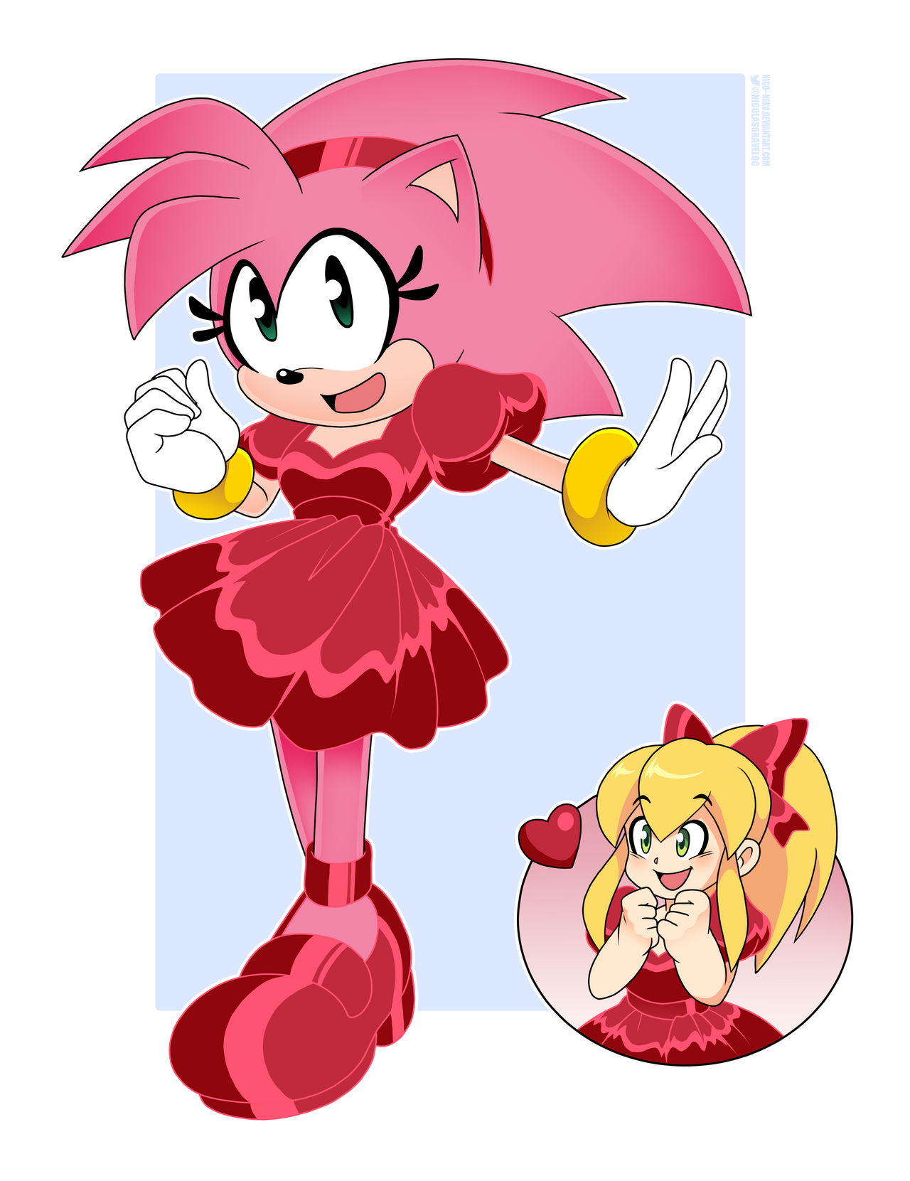 Amy Deviantart Amy's Red Dress by Nico--Neko on DeviantArt