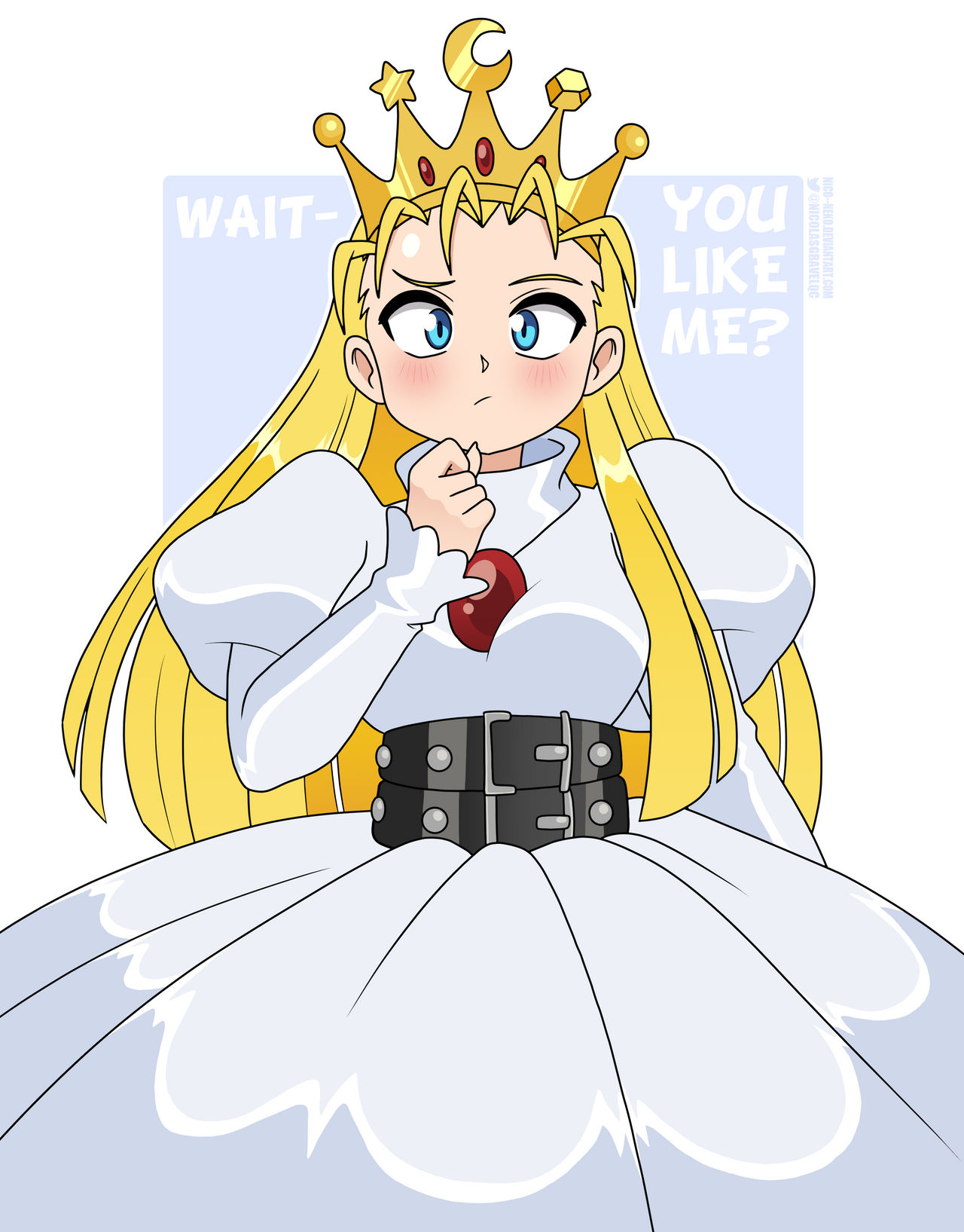 Devilotte - Not Used to Affection by Nico--Neko on DeviantArt