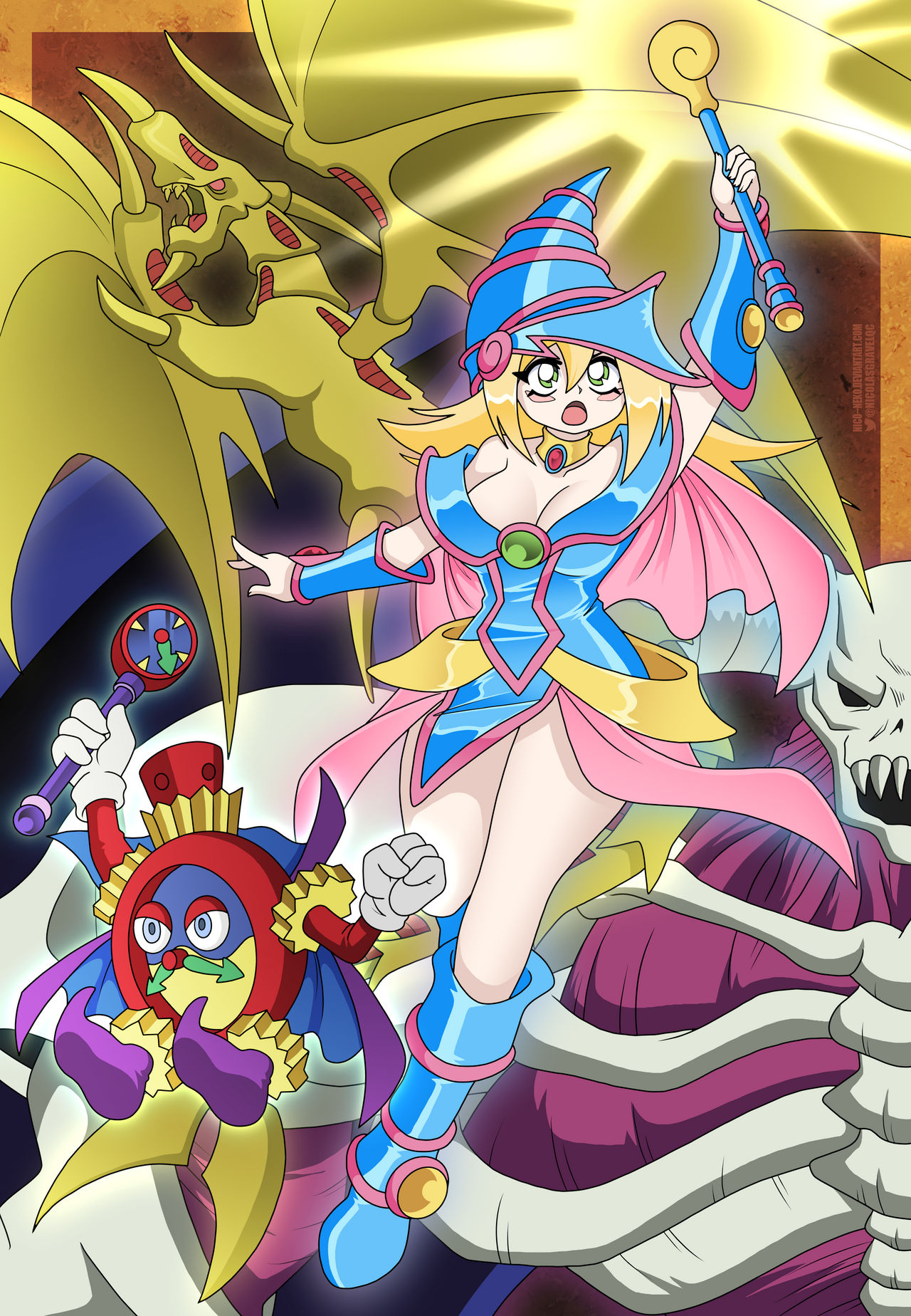 Yuko Summoning Raga Summoning the Monsters - Yu-Gi-Oh! by Nico--Neko on DeviantArt