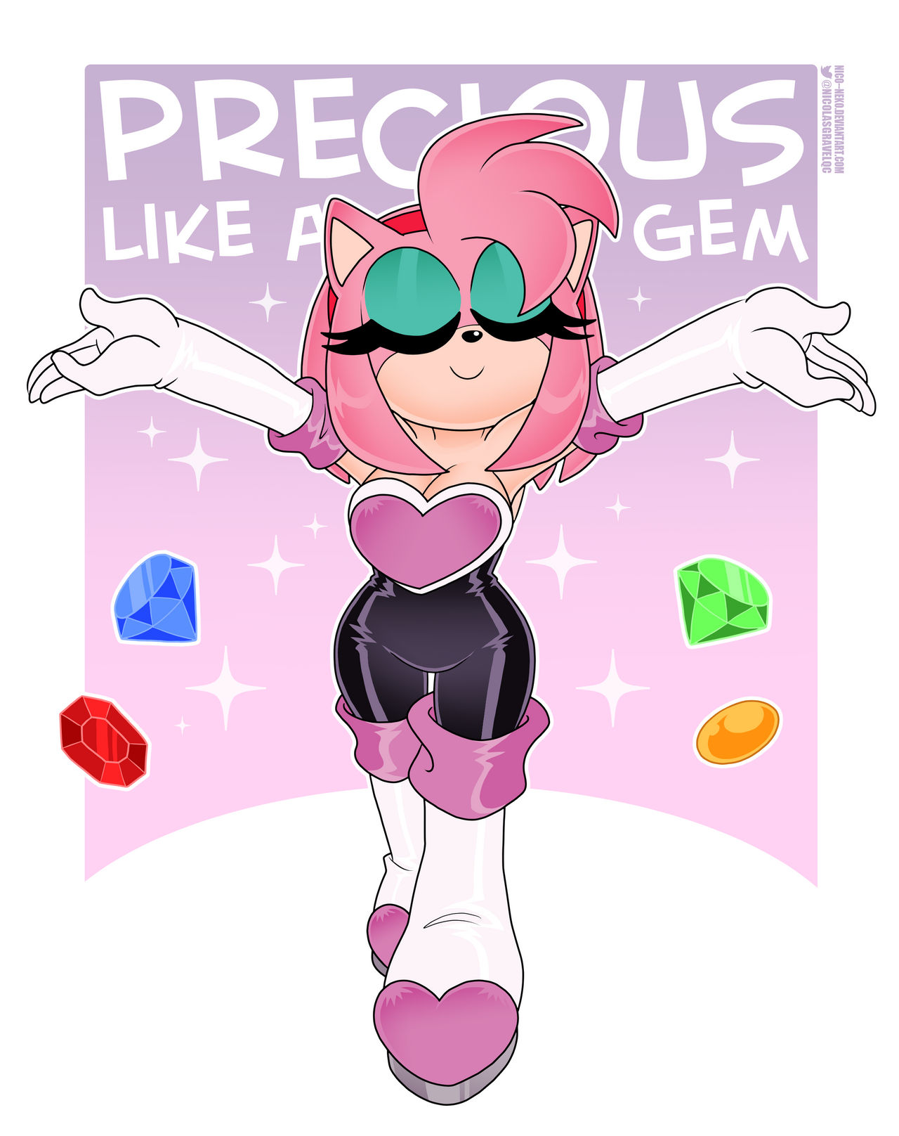 Amy R Urge Amy Rouge - Precious Like a Gem by Nico--Neko on DeviantArt