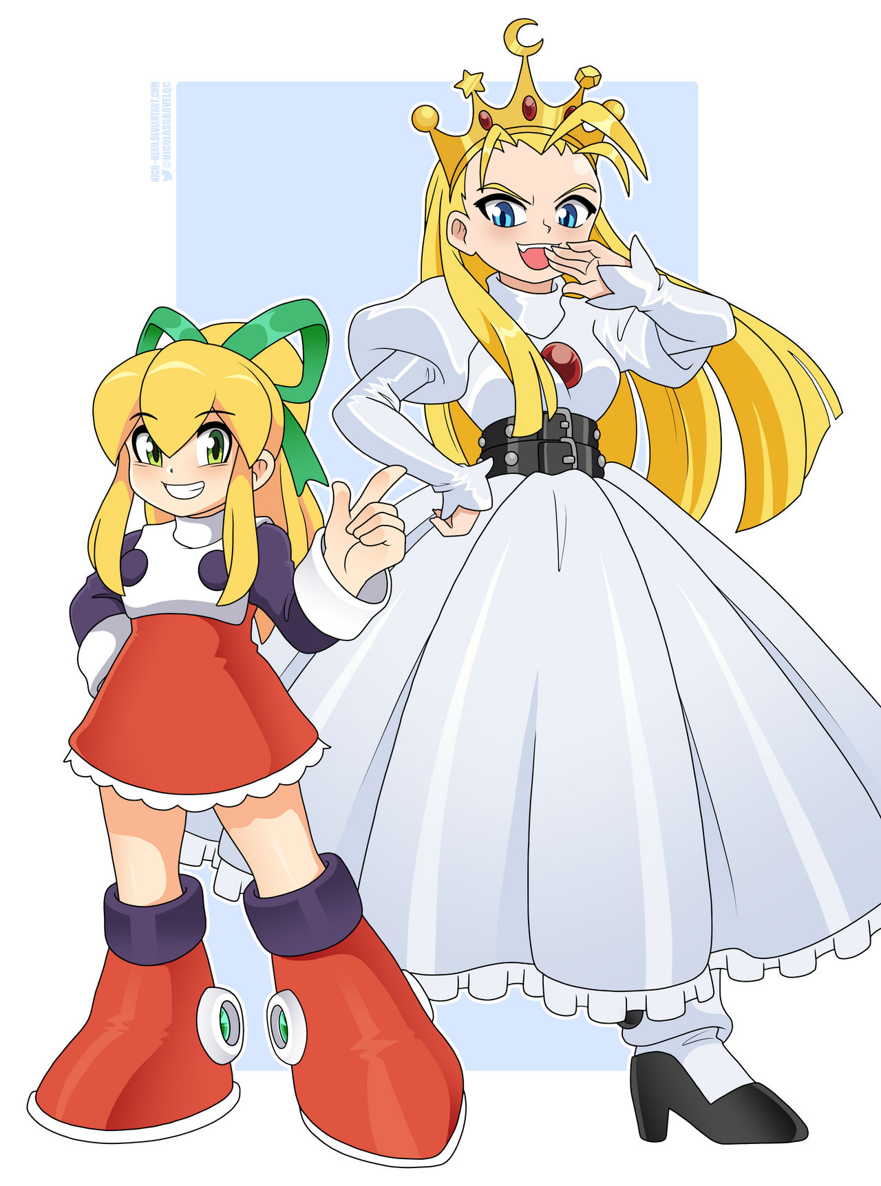 The Unlikely Besties - Roll and Devilotte by Nico--Neko on DeviantArt