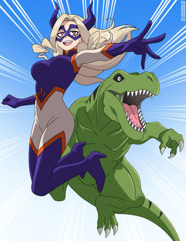 Superhero Team-up - Mt.Lady and Beast Boy