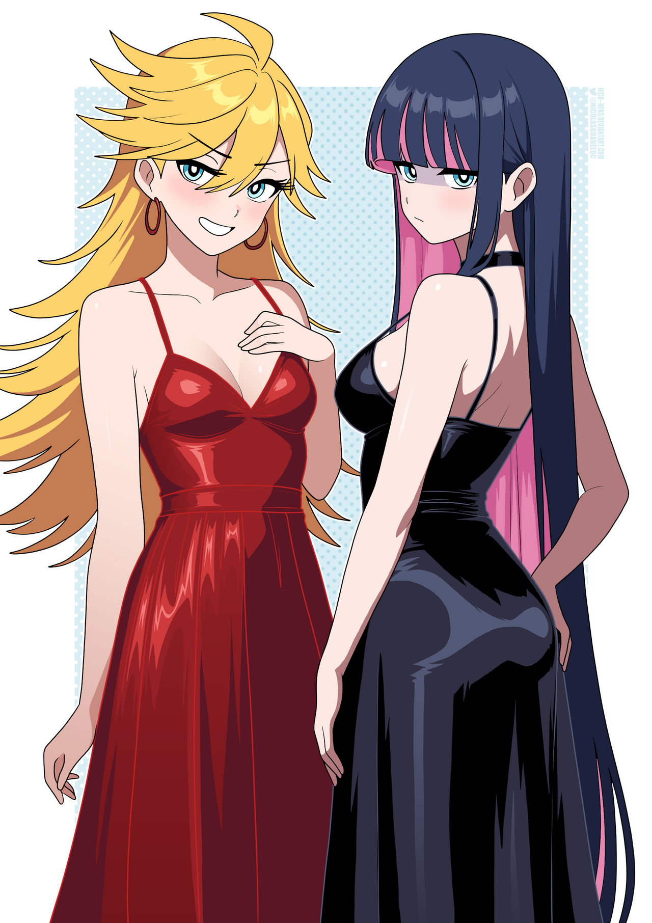 panty anarchy red dress Panty & Stocking with Garterbelt - Honekoneko - Stocking Anarchy - Panty Anarchy