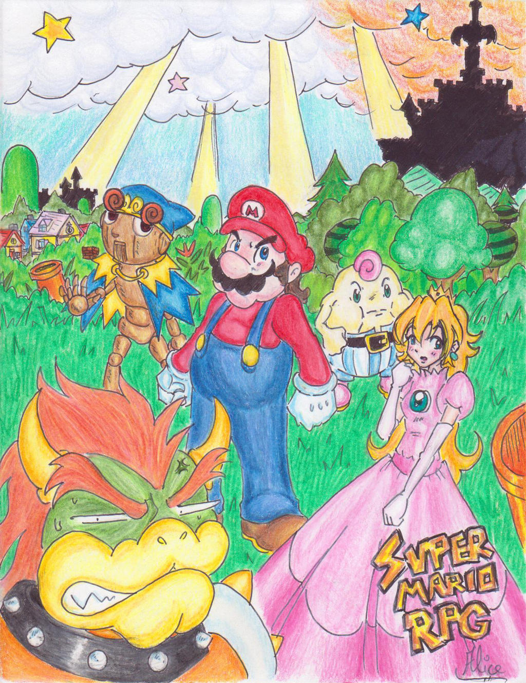 Super Mario RPG - Color by Nico--Neko on DeviantArt