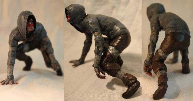 Hunter Zombie Sculpture