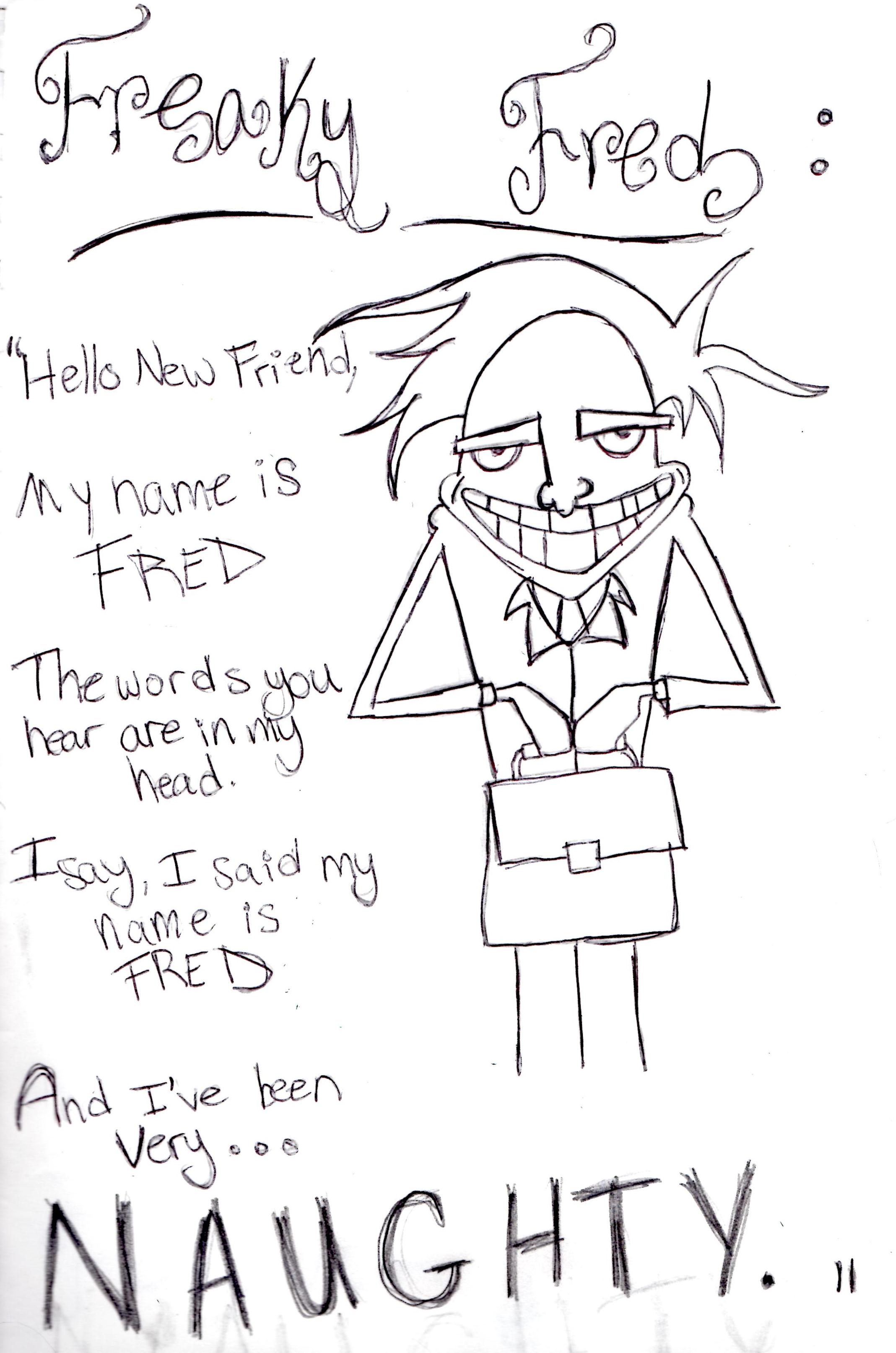 Freaky Fred by ihaetmikeh on DeviantArt