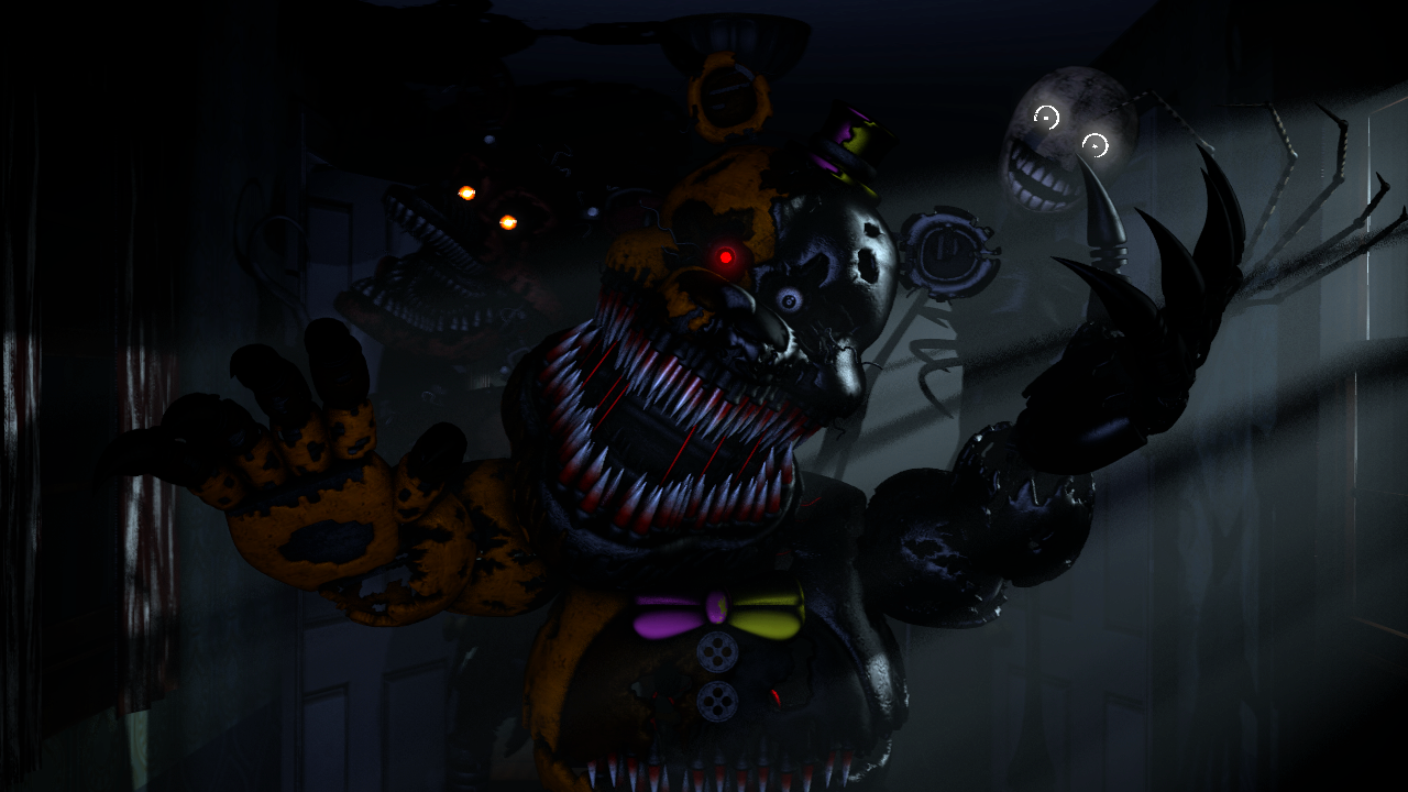 FNaF 4: Nightmare Freddy by SpaceBearr on DeviantArt
