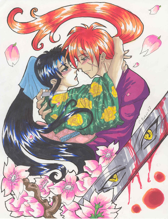 Kenshin And Kaoru very close 2