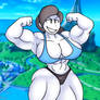 Muscular Wii Fit Trainer