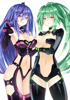 Iris and Green Heart