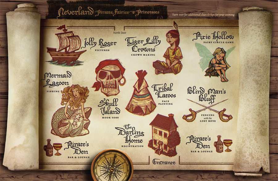 Fairy Tale Ball treasure map